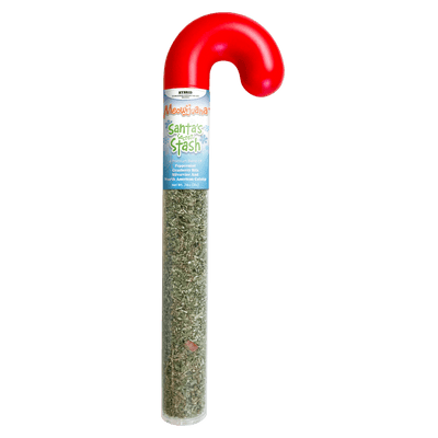 Santa’s Secret Stash – Peppermint, Cranberry, Silvervine, and Catnip Blend - Meowijuana - A Catnip Company