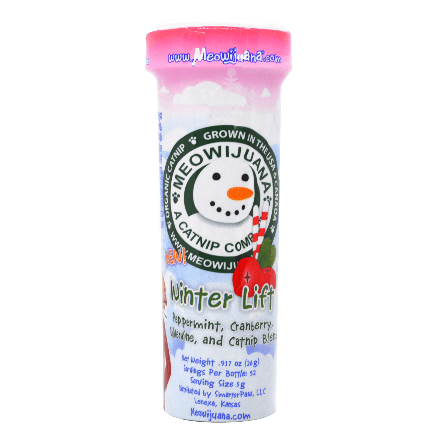 Winter Lift - Peppermint, Cranberry, Silvervine, and Catnip Blend