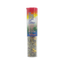Side view of MJ's Rainbow Sprinkles container with text promoting variety and love in cat meals.