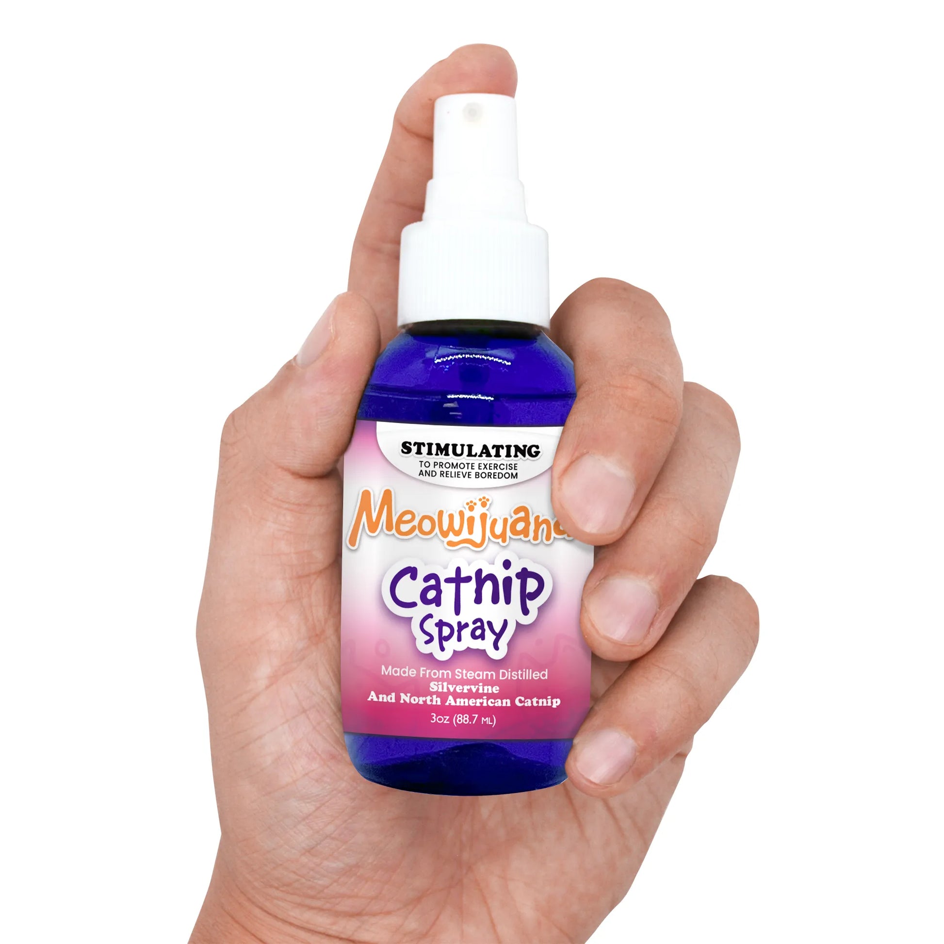 Enchanting Catnip Silvervine Spray for Playful Felines
