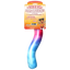 Close-up of the gummy worm cat toy, showing catnip inside the refillable pocket.