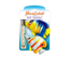 Packaging of Meowijuana Get Bubbly! featuring two colorful tropical fish plush toys with a tube of premium catnip.