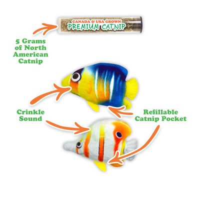 Get Bubbly Refillable Tropical Fish - 2 Pack
