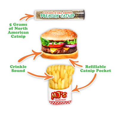 Get Hungry Refillable Burger and Fries - 2 Pack