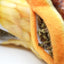Close-up of catnip-filled pocket in the Meowijuana fries cat toy.