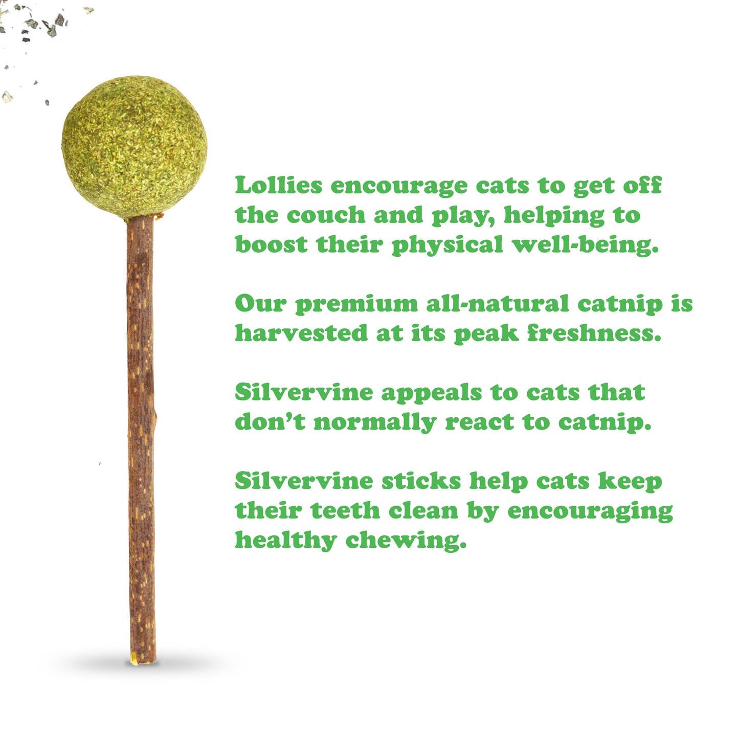 Lollies - Silvervine Sticks With Catnip