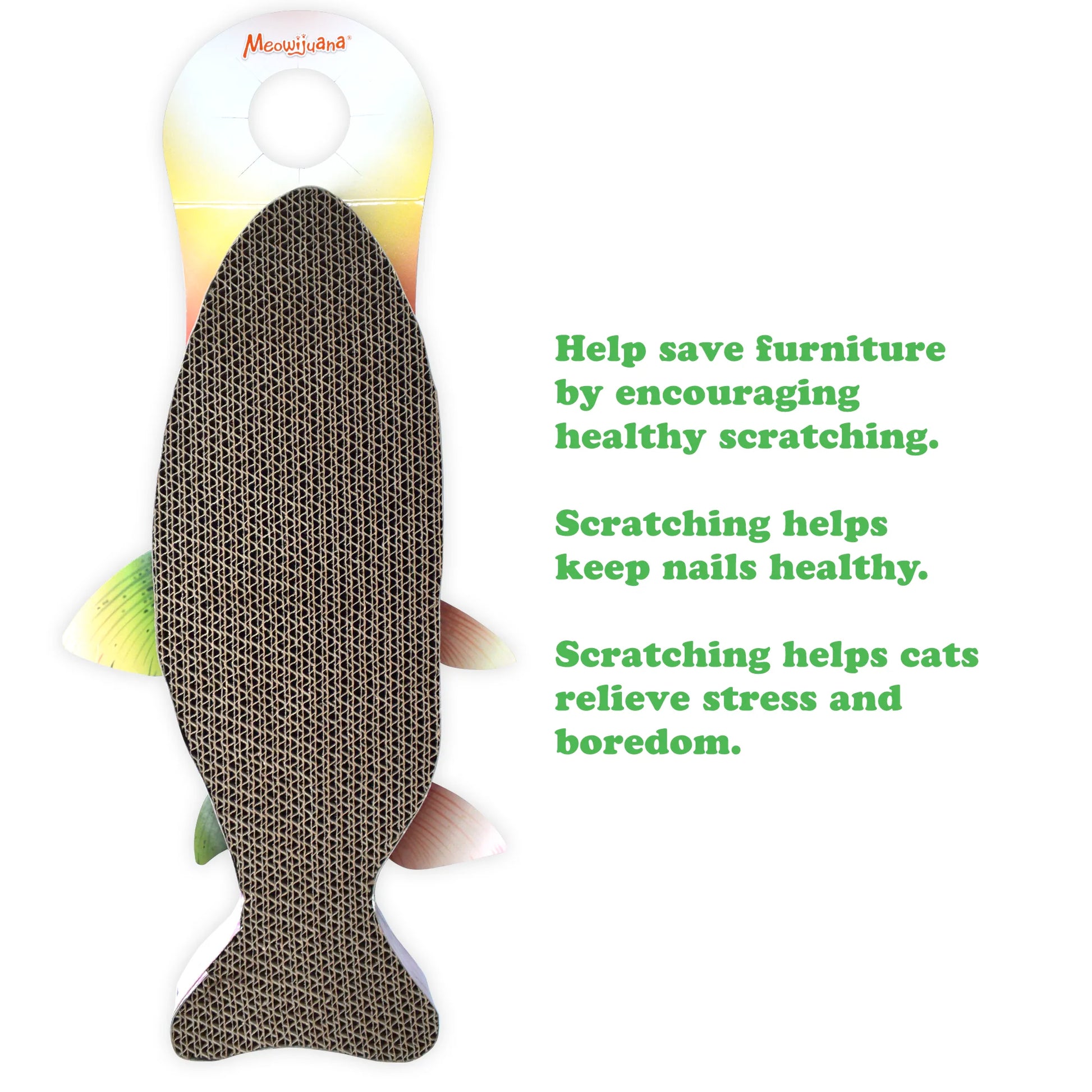 Encourages healthy scratching, supports nail health, relieves stress, and keeps cats entertained while protecting furniture.