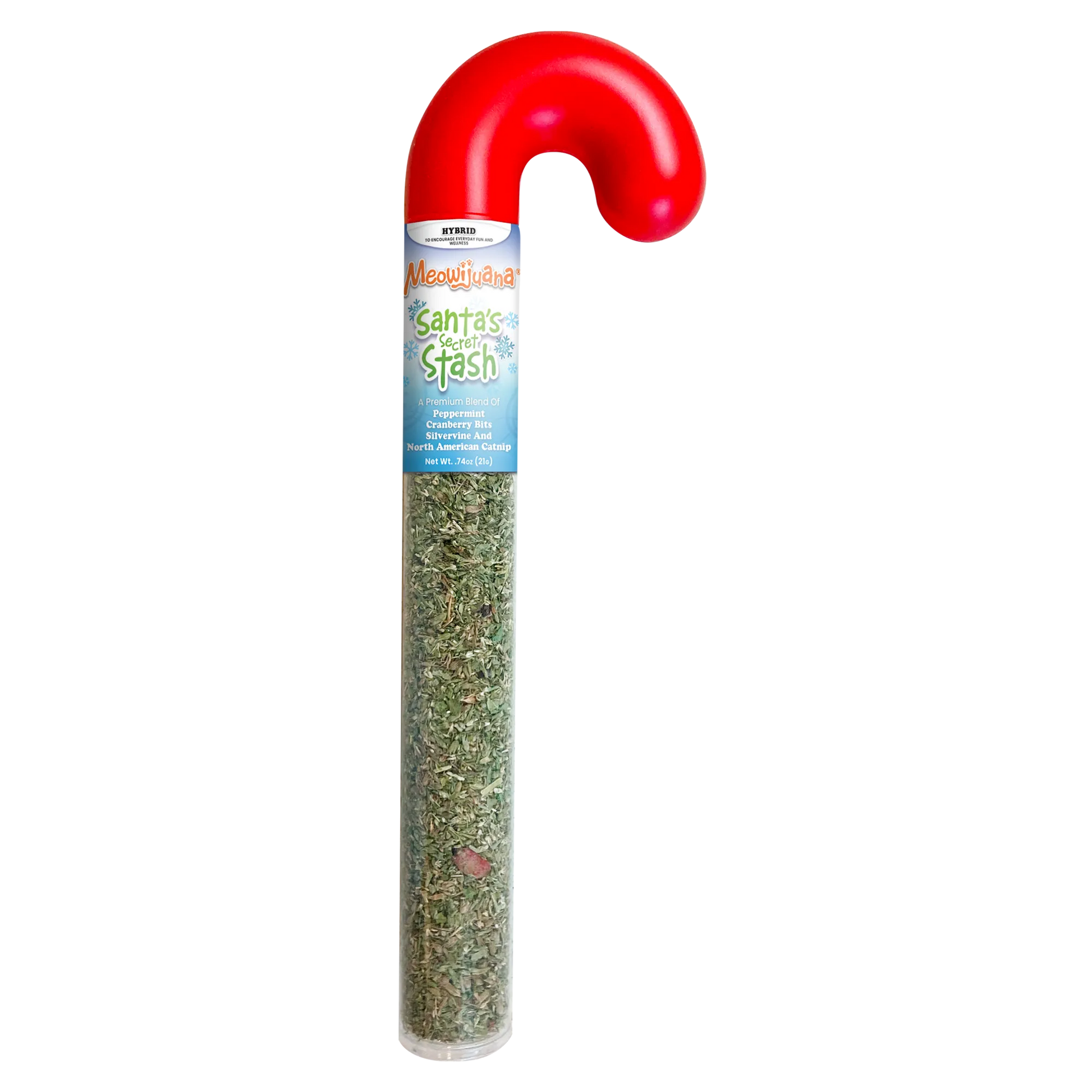 Santa s Secret Stash Peppermint Cranberry Silvervine and Catnip Blend