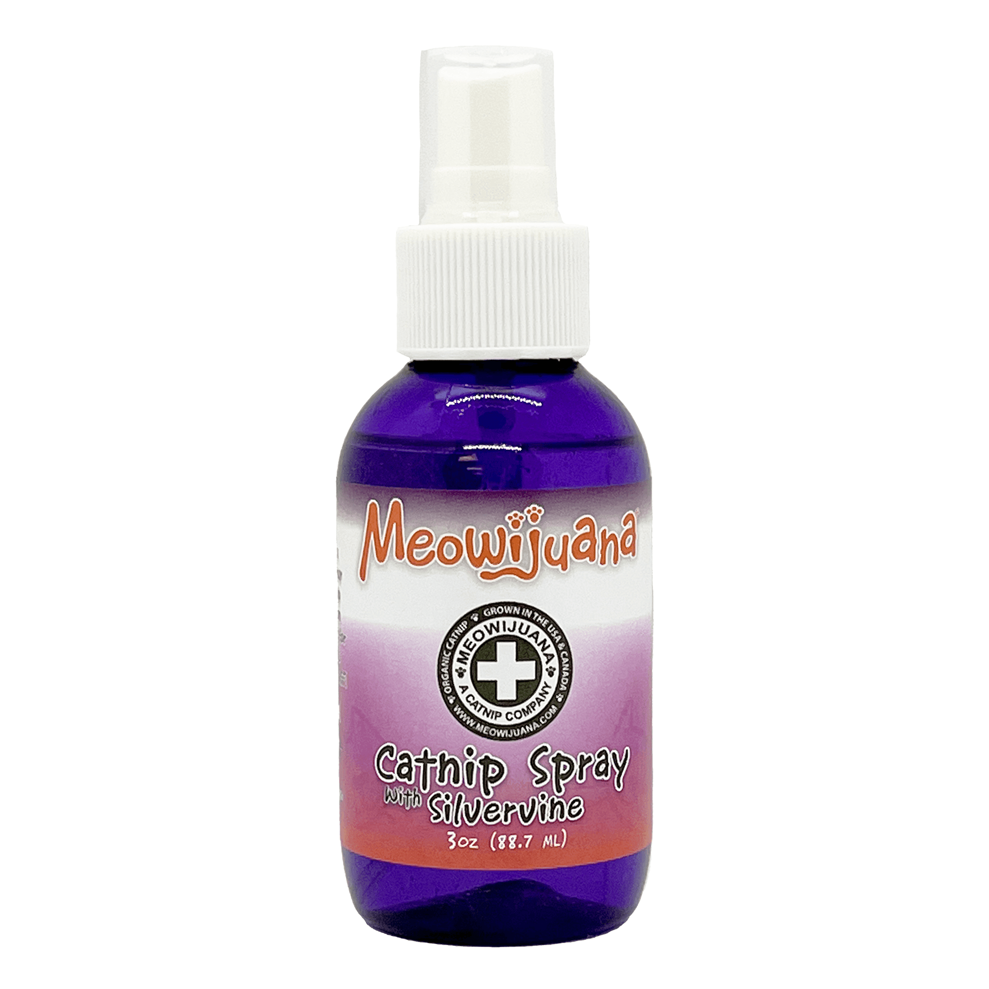 Catnip & Silvervine Spray, 3 oz Bottle - Meowijuana - A Catnip Company