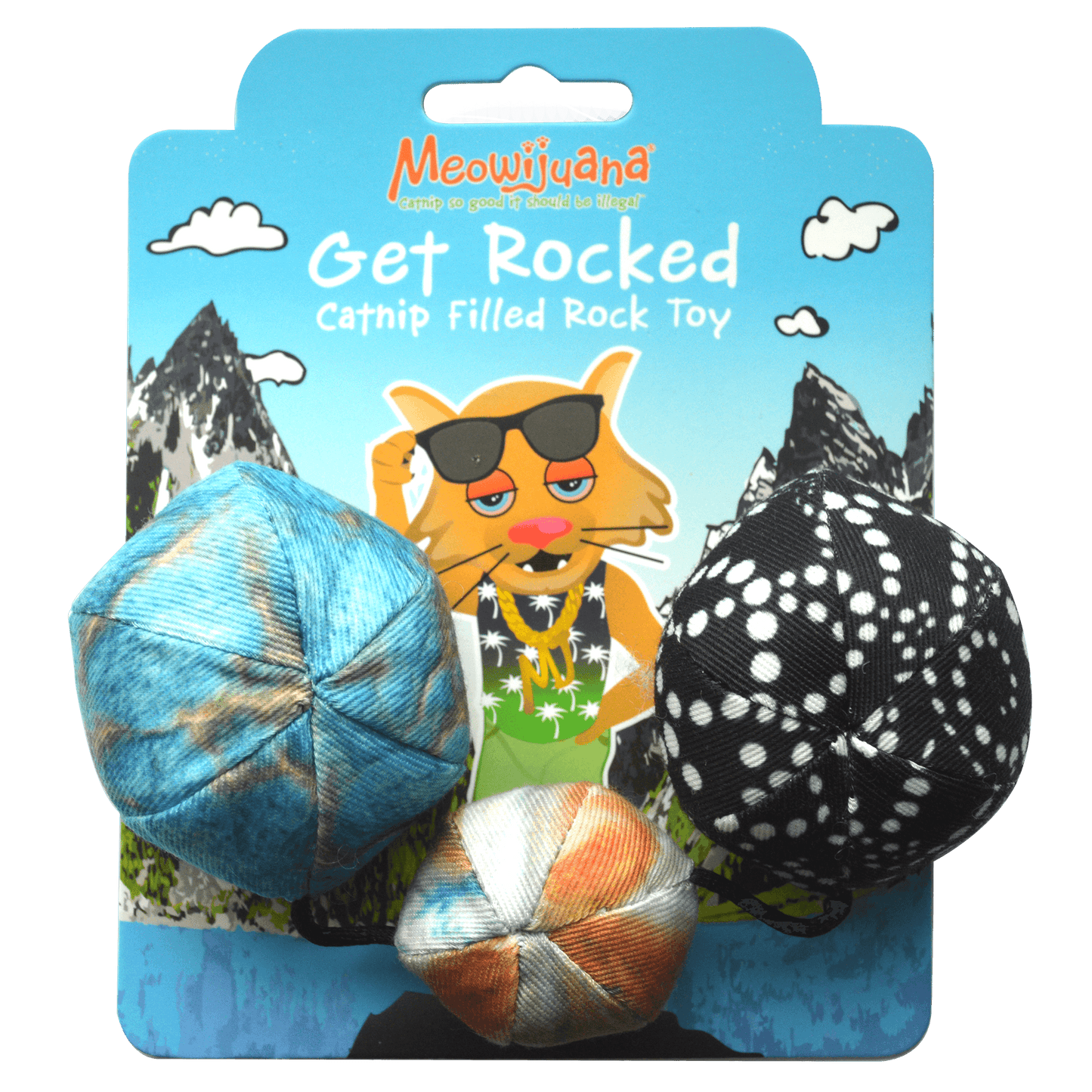 Get Rocked String of Stones - Meowijuana - A Catnip Company