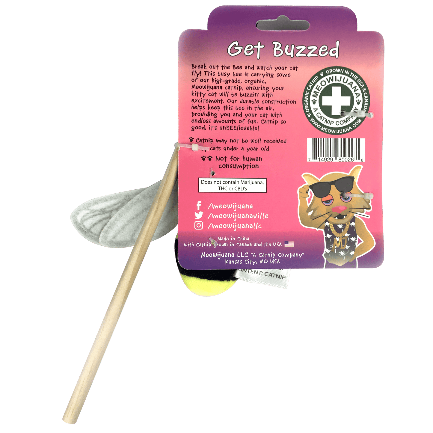 Get Buzzed Refillable Bee