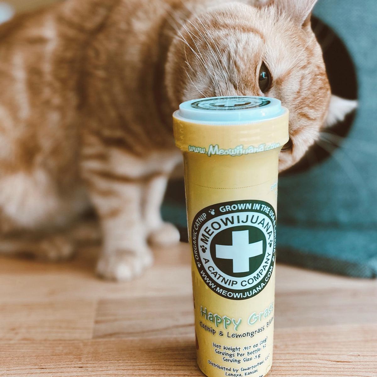 Happy Grass - Catnip & Lemongrass Blend - Meowijuana - A Catnip Company