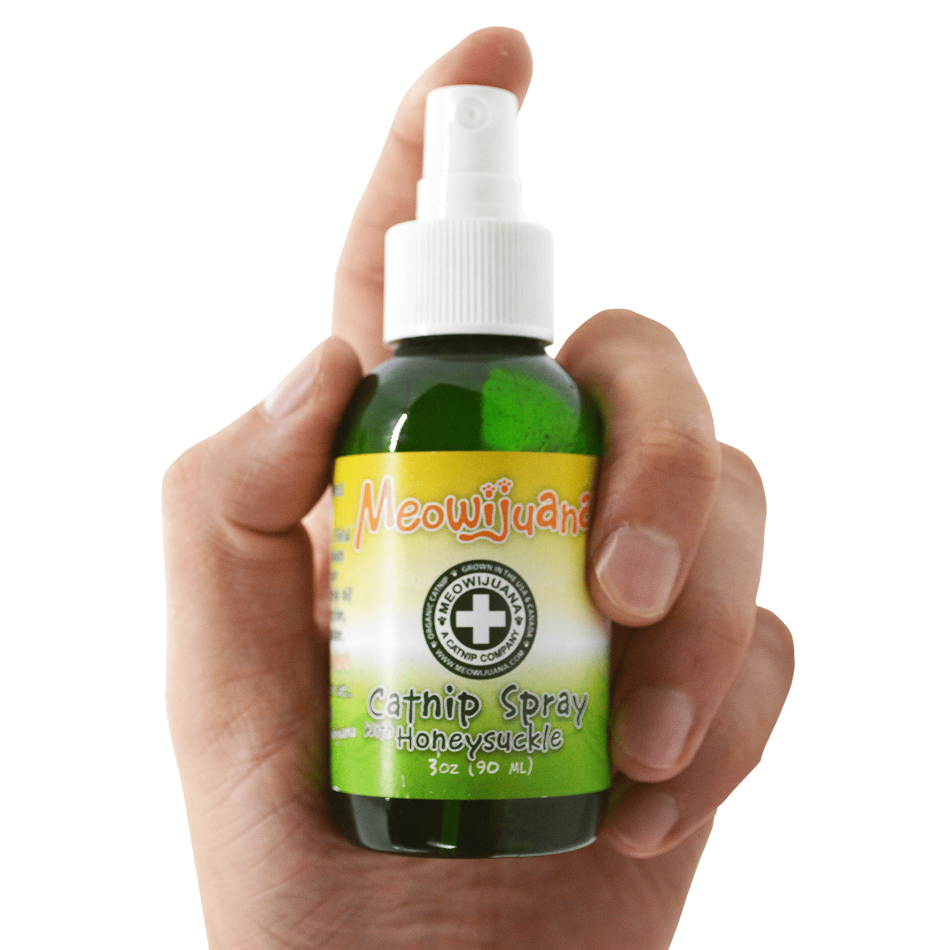 Catnip & Honeysuckle Spray, 3 oz Bottle - Meowijuana - A Catnip Company