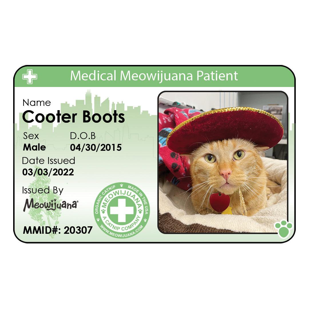 Medical Meowijuana ID - Meowijuana - A Catnip Company