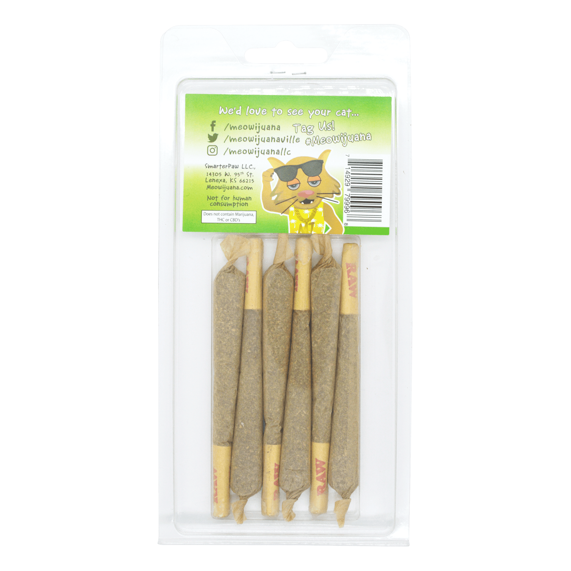 Catnibas® - King Size Meowy J's - Meowijuana - A Catnip Company