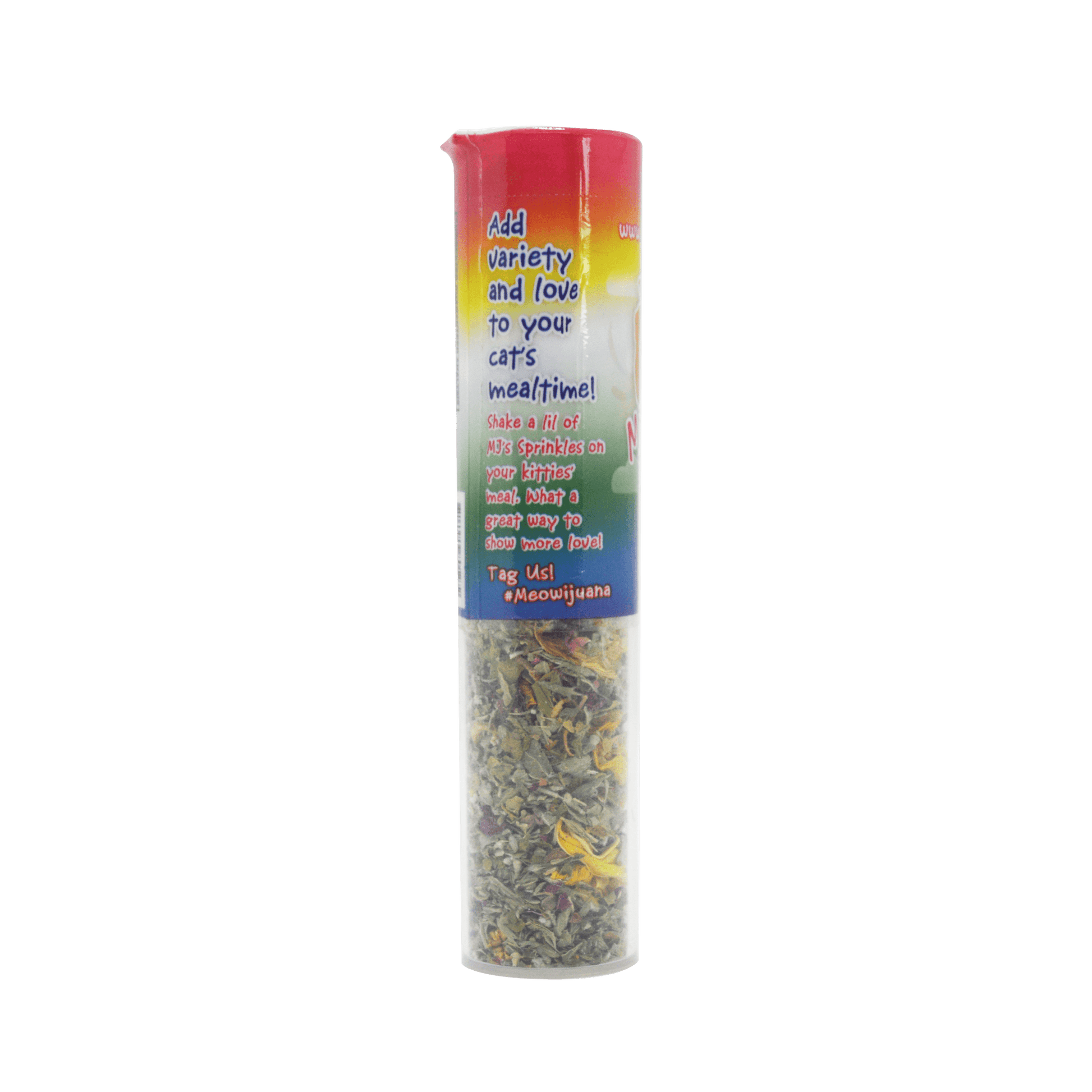 MJ's Rainbow Sprinkles Catnip Food Topper - Meowijuana - A Catnip Company