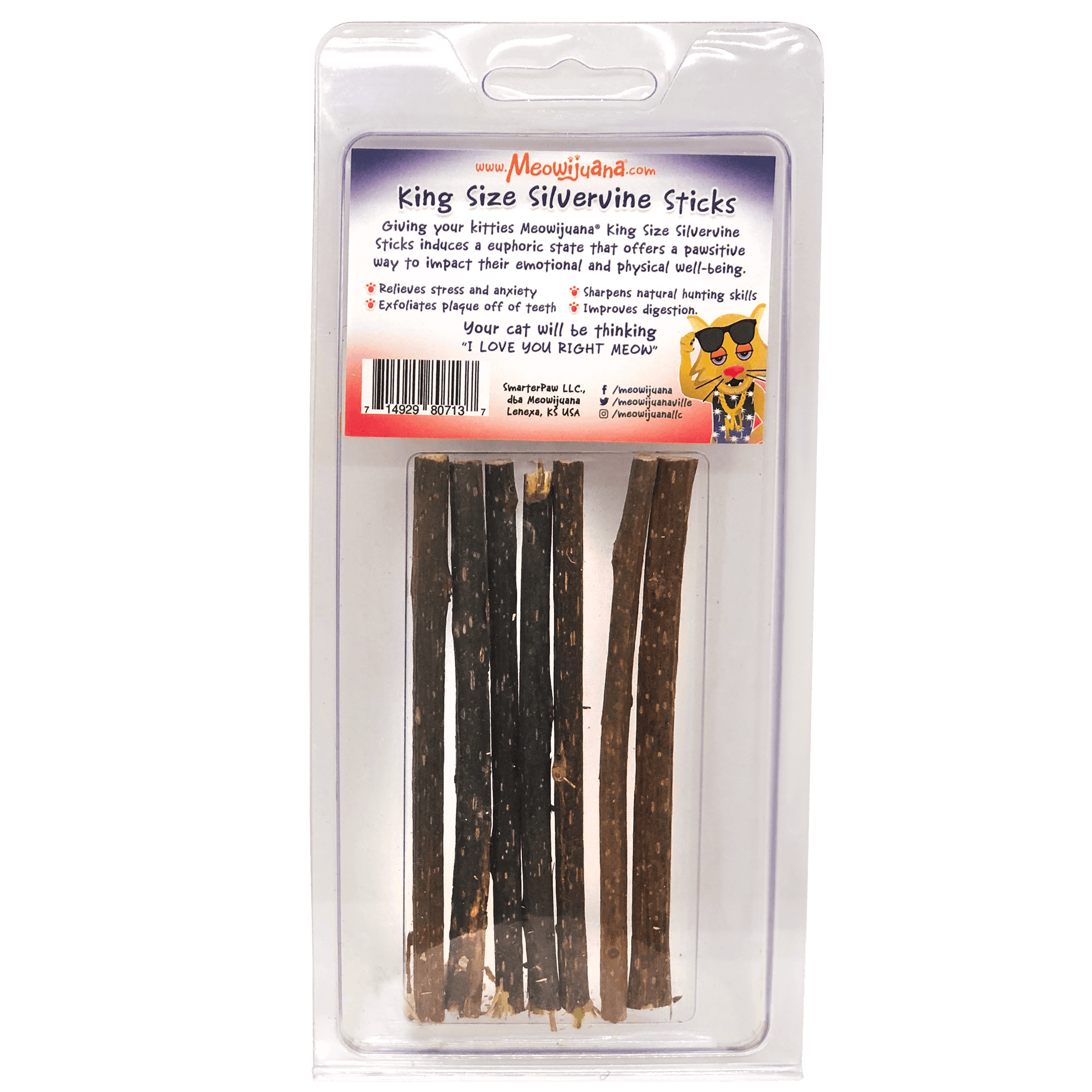 Silvervine Sticks - Meowijuana - A Catnip Company