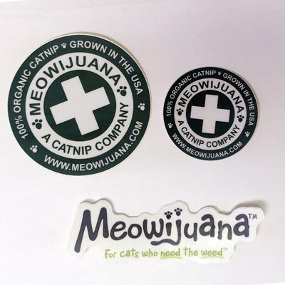 Small Meowijuana Sticker Pack - Meowijuana - A Catnip Company
